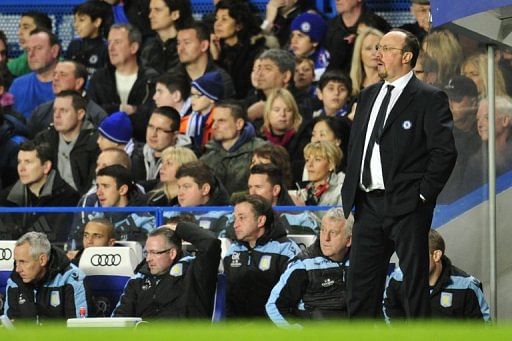 Chelsea's interim manager Rafael Benitez saw his side smash Aston Villa 8-0 in the Premier League on December 23, 2012